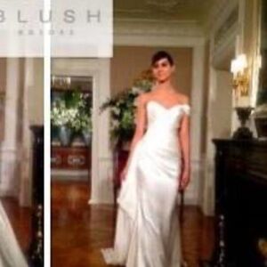 Romona Keveza Cream Gown